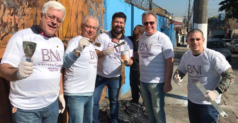 BNI OESP realiza ação voluntária no Lar Jesus Entre as Crianças