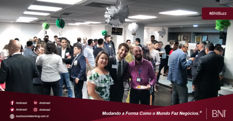 Clima de festa no primeiro evento Top Green BNI ABC