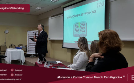 Grupos Power Teams é o tema do Diretor Nacional do BNI Brasil em Vitória, ES