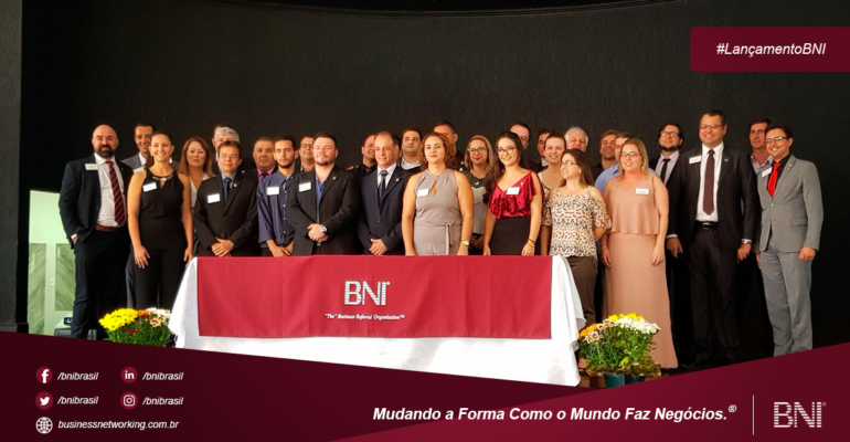 Lançamento do grupo BNI Conceito, em Porto Feliz, Região Metropolitana de Sorocaba