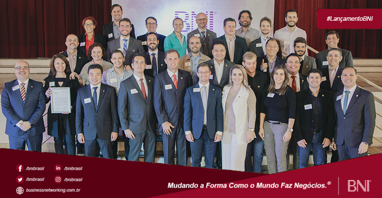 Lançamento do grupo BNI Master, em Curitiba